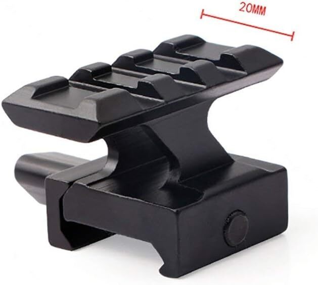 Tactical Riser Mount 20mm Picatinny Weaver Rail Scope Mount for Red Dot Sight