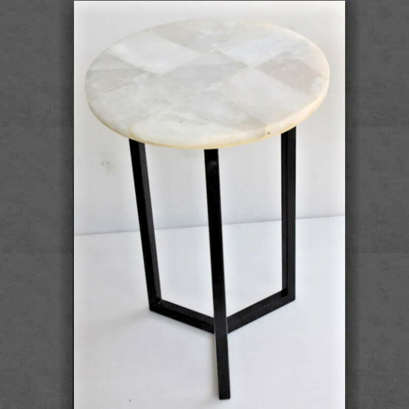Luxury Quartz Table – Handcrafted Gemstone Design –Unique Coffee or Accent Table