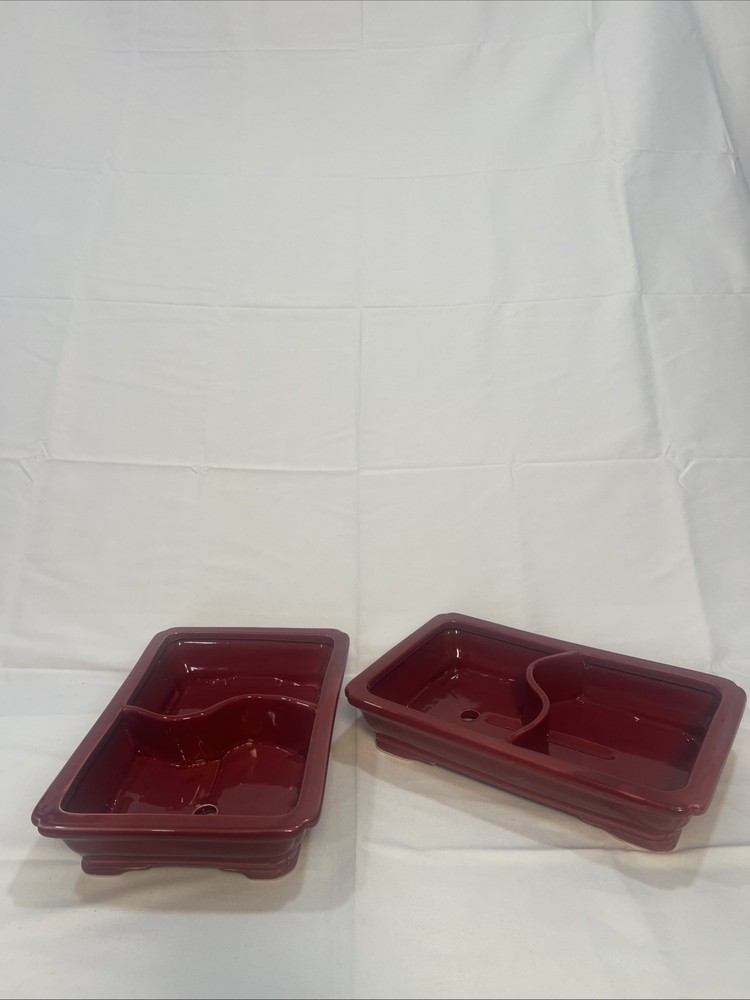 Divided Planter Pot 2 Pack/ Dish