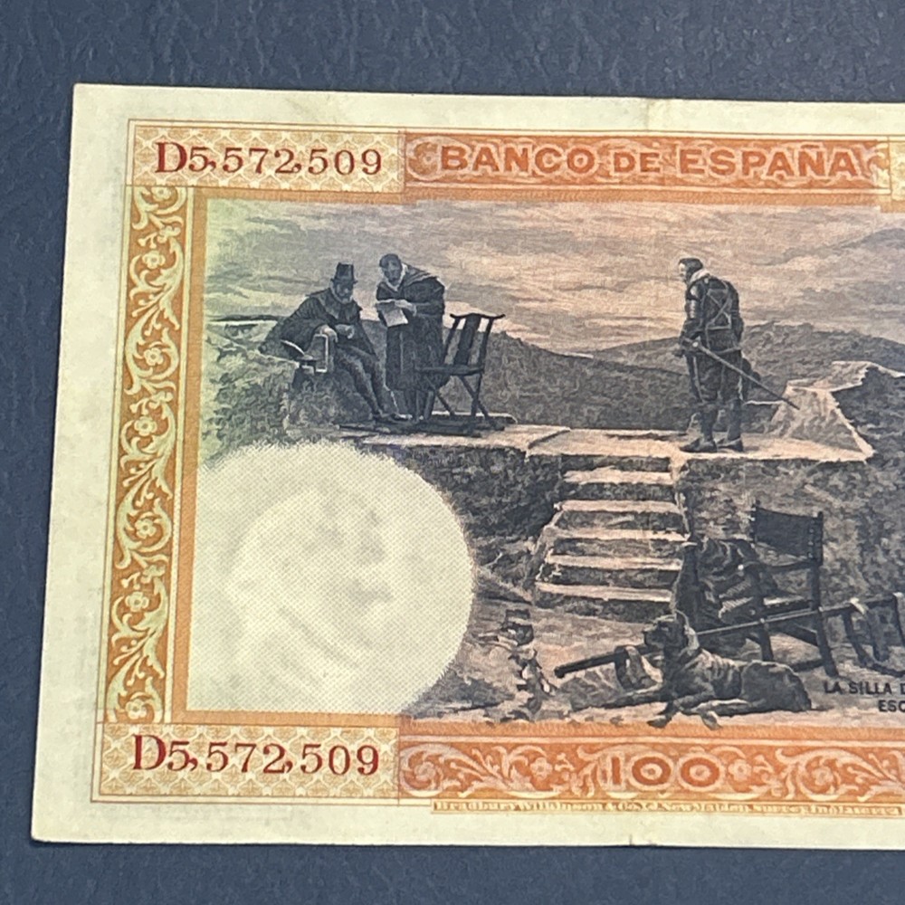 Spain- 100 Pesetas- 1925