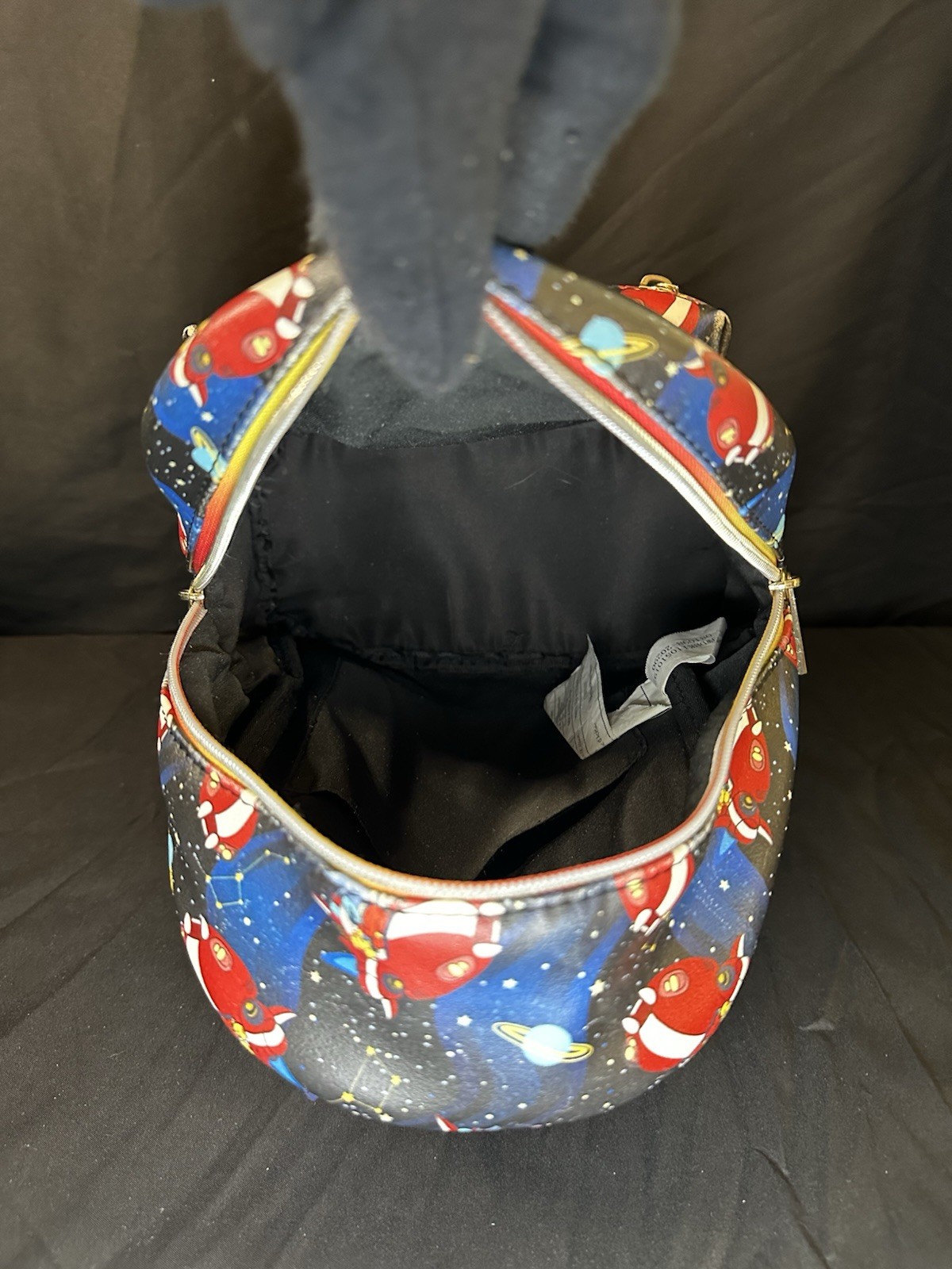 Loungefly Disney Lilo & Stitch Mini Backpack Stitch in Space All Over Print Blue