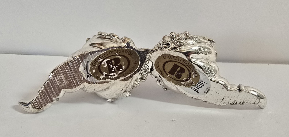 Silver Plated Camilletti Gioielli Ricciardi 925% CORNUCOPIA Decorative