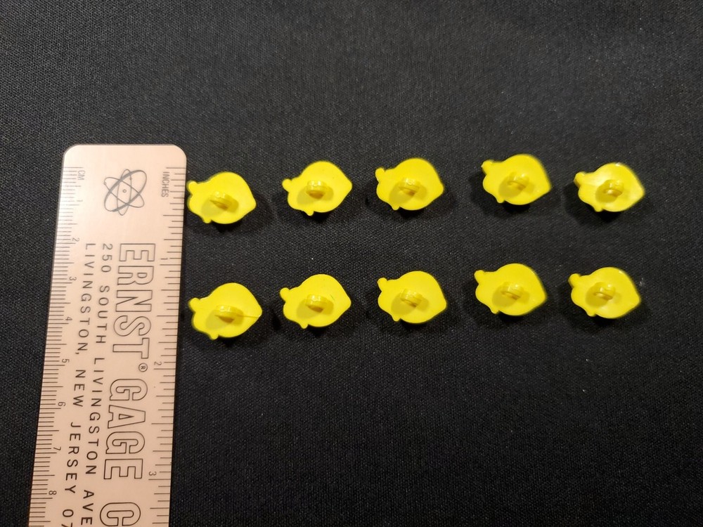 Shank Buttons "Lovely Lemons" 10 peice pack