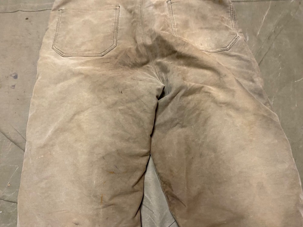 ORIGINAL WWII US NAVY COLD WEATHER WINTER OVERALLS COVERALLS BIBS-MEDIUM