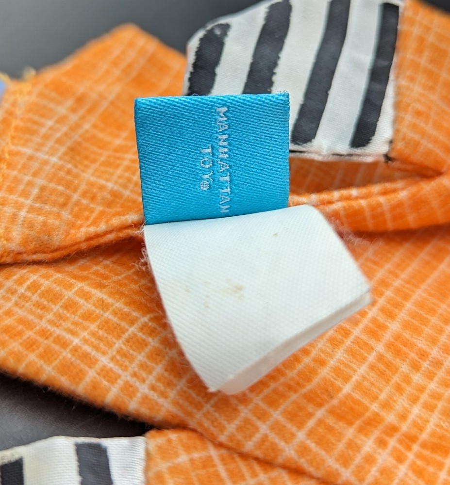 Manhattan Toy Teether Fox Soft Snuggle Toy Great Condition