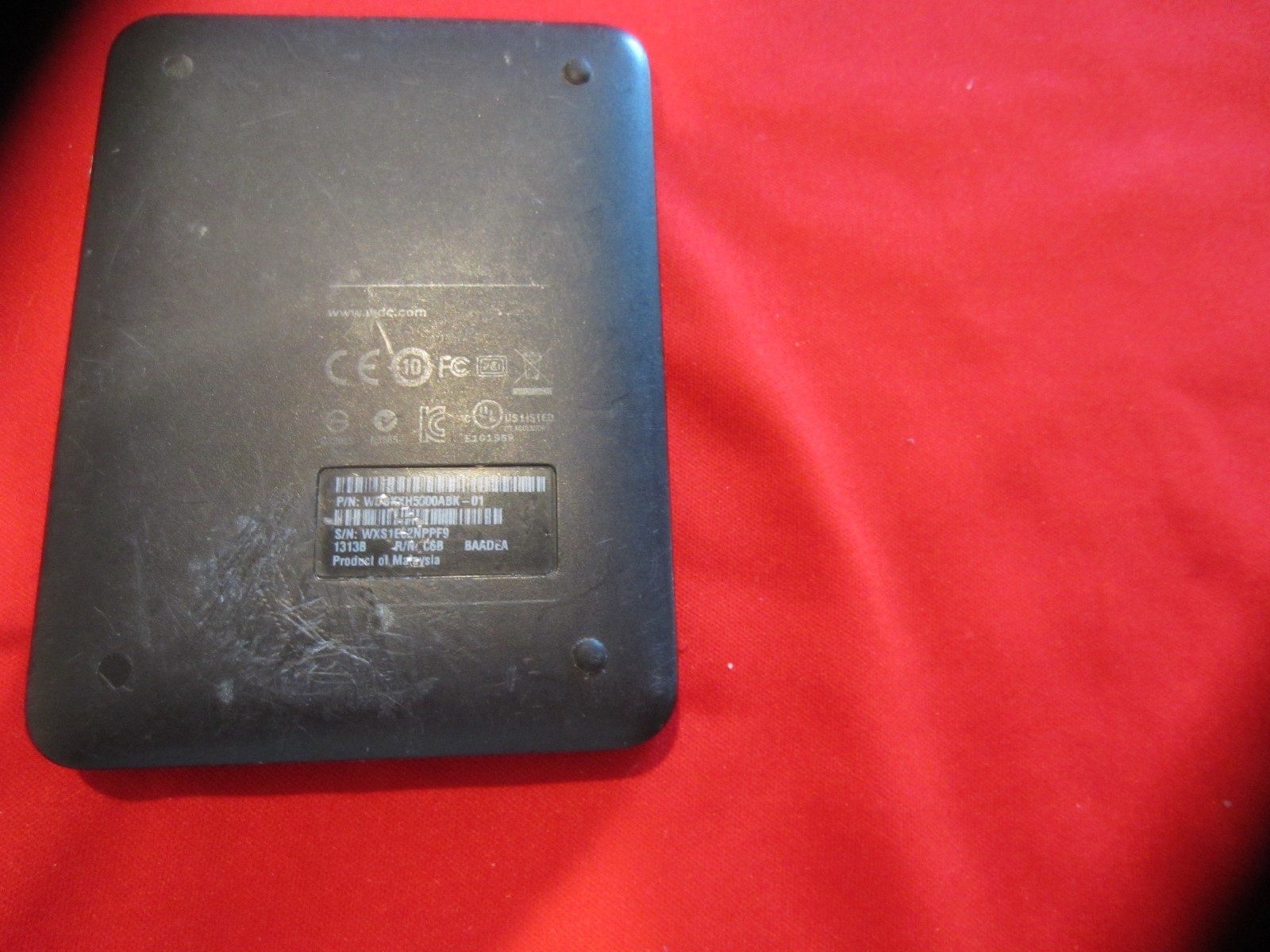 Lot of 4pcs Seagate,WD,1.0TB/500GB Backup Plus Portable Drive SATA 2.5" HDD