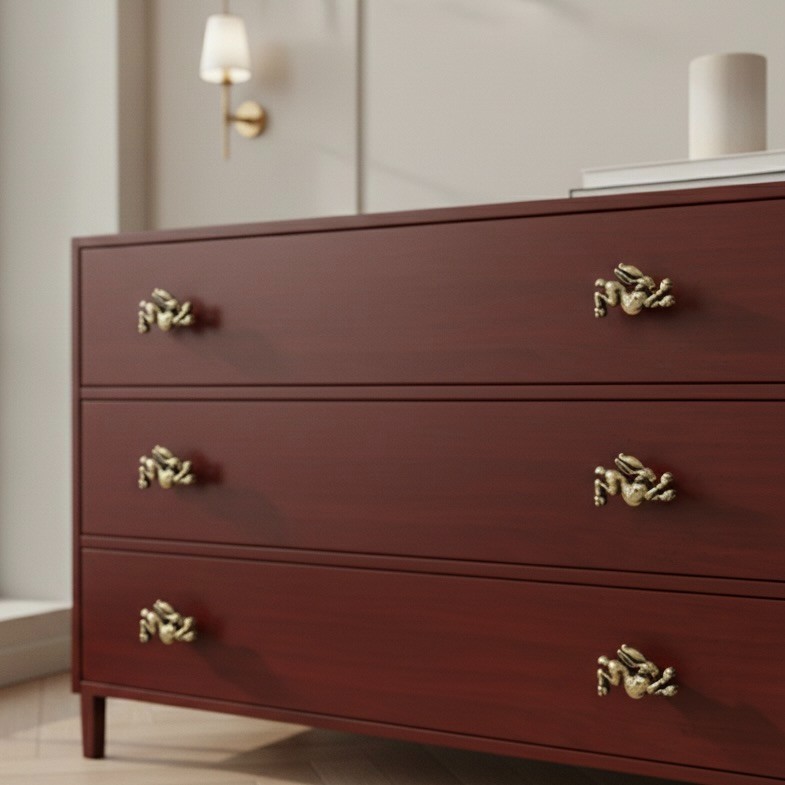 The Tangerine Store | Antique Brass Bunny Rabbit Drawer Knobs