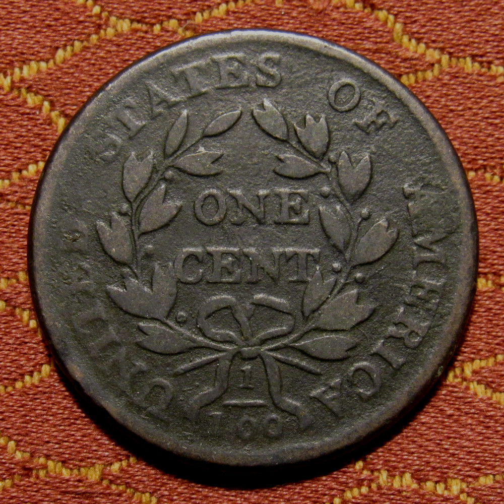 1801 DRAPED BUST LARGE CENT, S-224, G/VG ~ ORIGINAL, FULL DATE & REVERSE, NICE