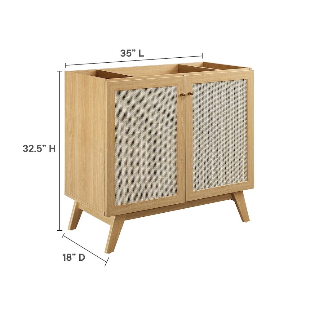 Soma 36” Bathroom Vanity Cabinet (Sink Basin Not Included)