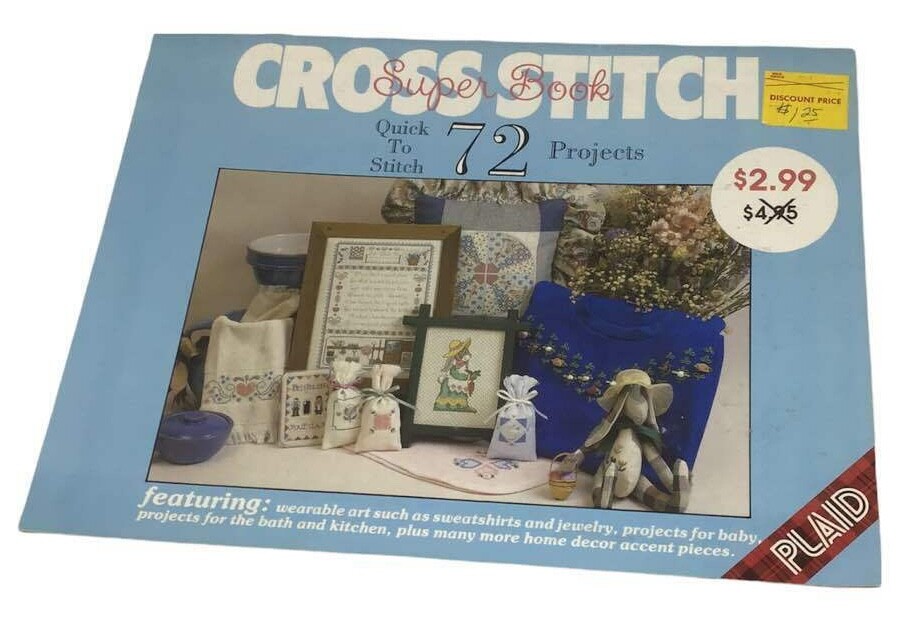 Counted Cross Stitch Baby Pattern Bath Kitchen Sweatshirt Home Decor Quick DIY