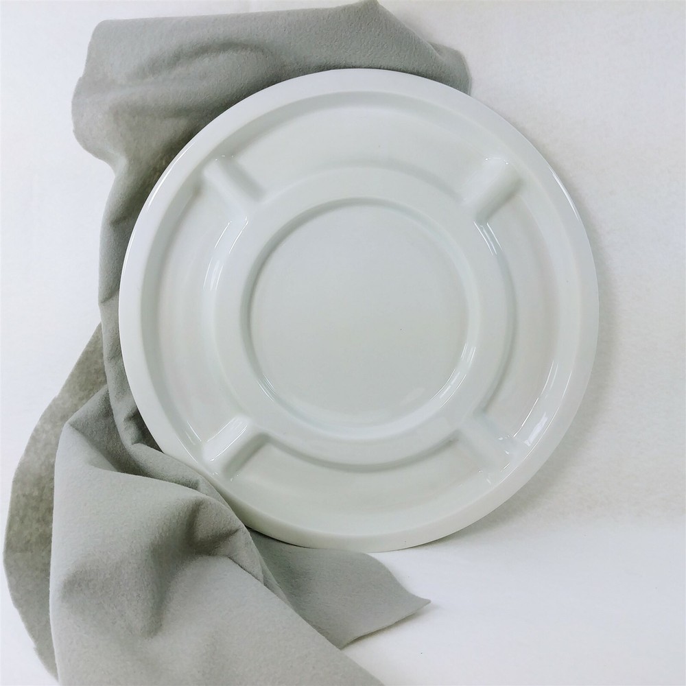 Serving Platter Ceramic Divided White 5 Sections
