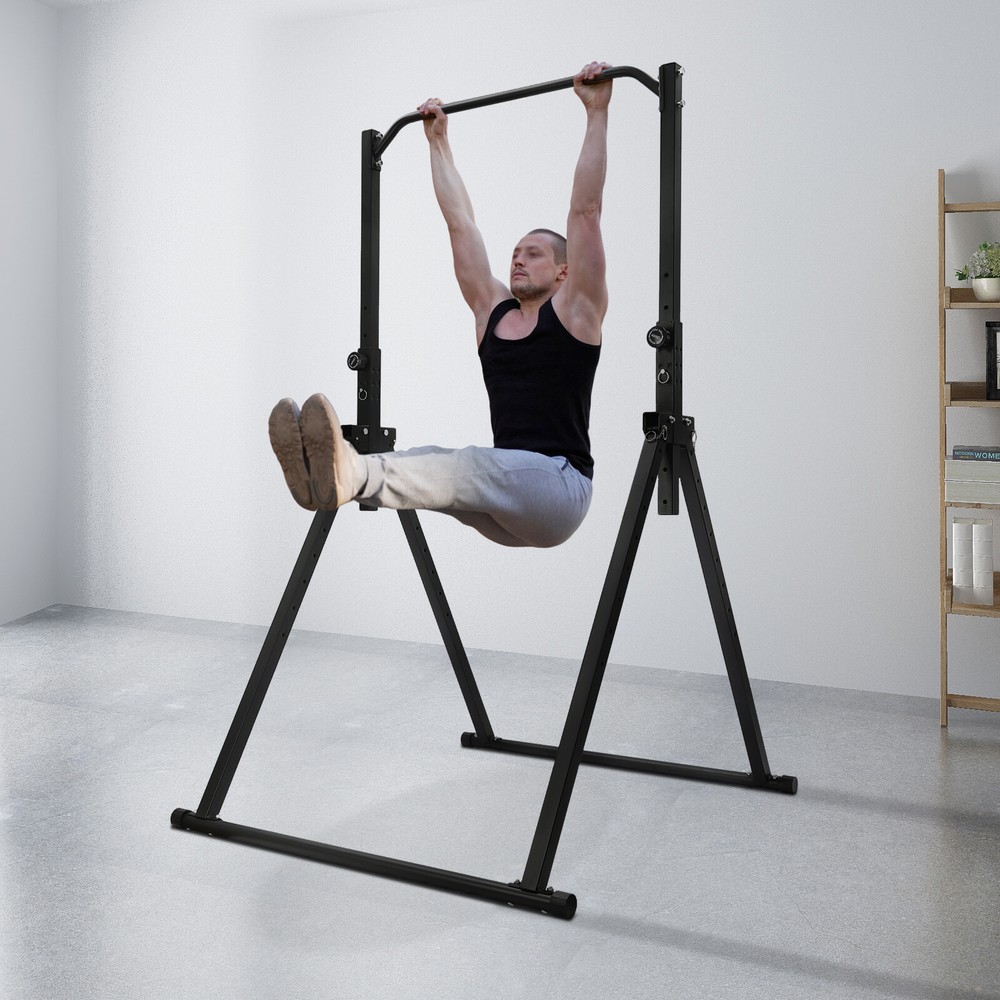 Horizontal Bars Equipment Adjustable Height Pull Up Bar Strength Training Device