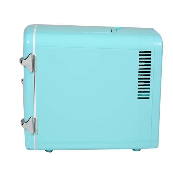 Frigidaire 9-Can Mini Fridge Cooler – 5L Compact Blue Design for Drinks, Snacks