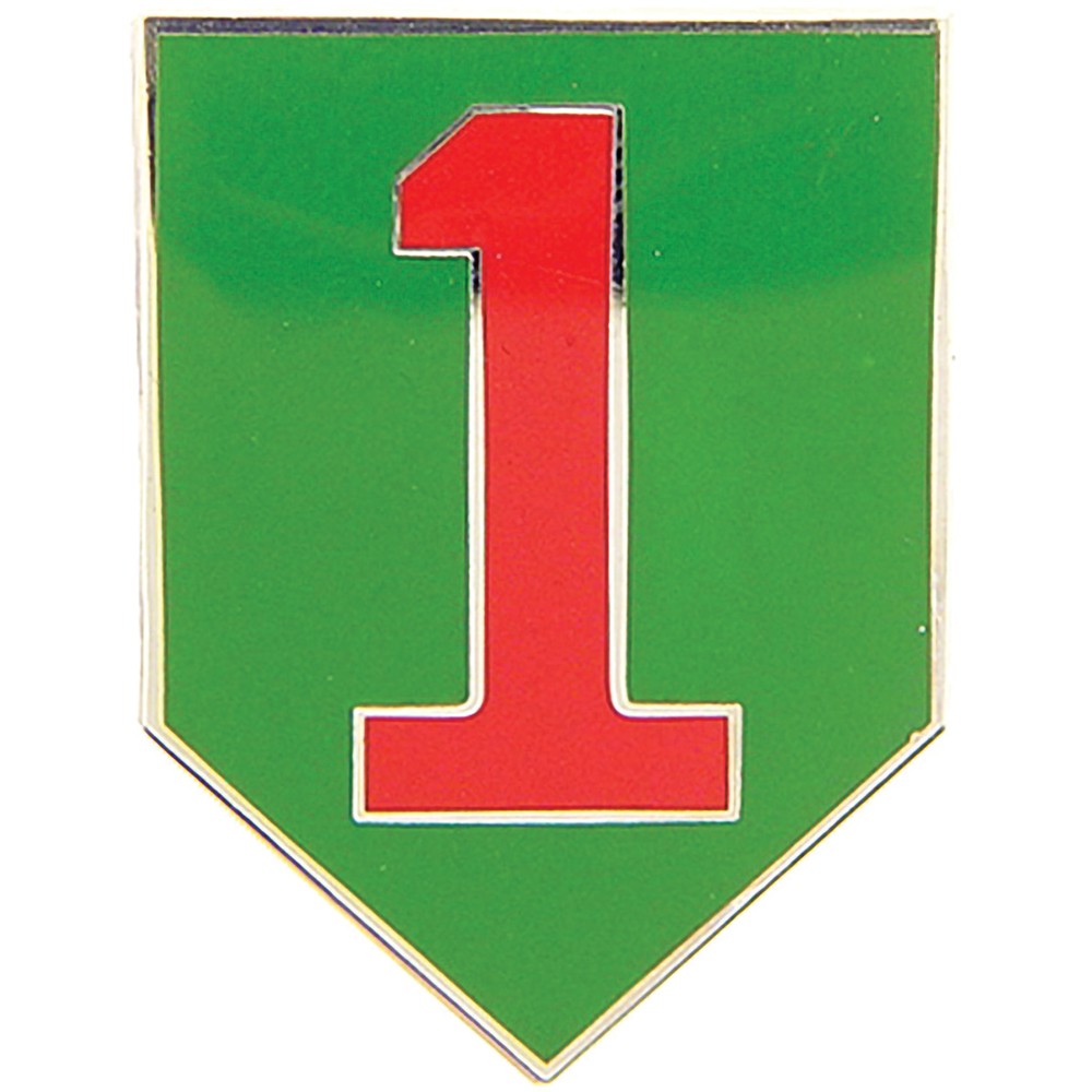 1st Div Lapel Pin Eagle Emblems (P14661)