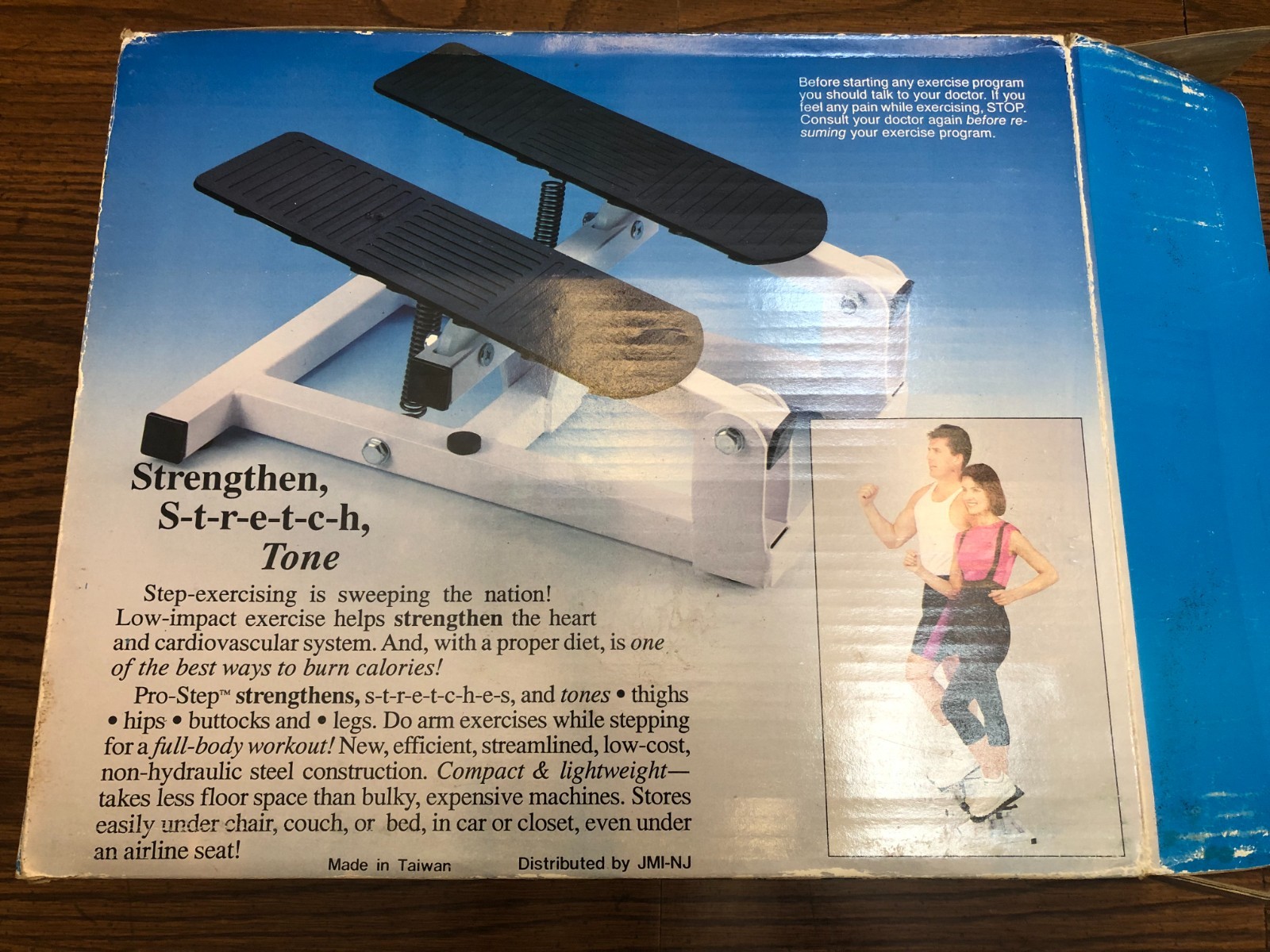 New Vintage 1990's Pro-Step Stair Exerciser Compact Cardio Stepper Machine