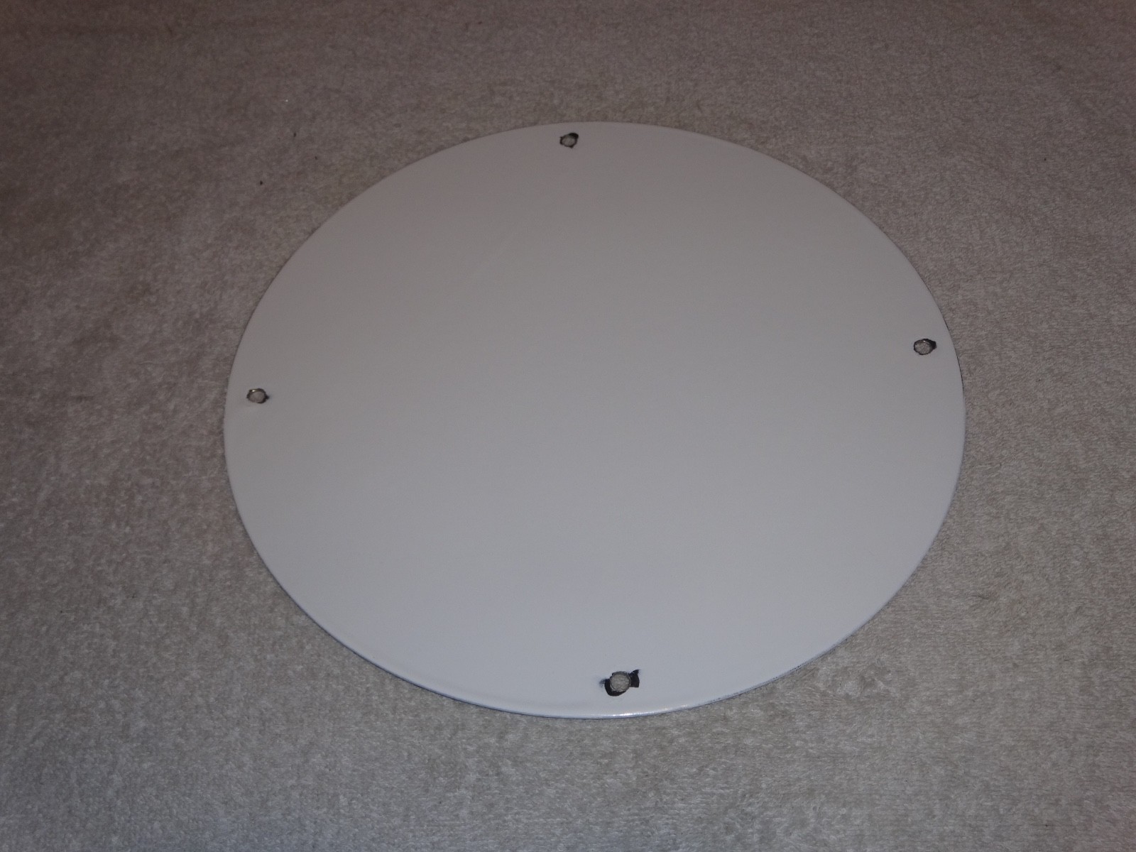 VINTAGE CONOCO ROYAL 11 3/4" PORCELAIN METAL MARLAND GASOLINE, STANDARD OIL SIGN