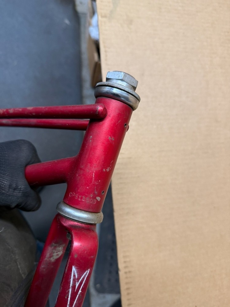 Schwinn Pixie II 16" Red 1970's Bicycle Frame Set