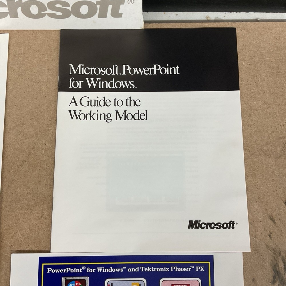 Microsoft PowerPoint Version 2.0 For Windows 5.25 Inch Floppy Vintage Computing