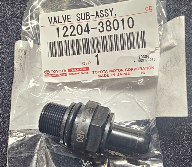 Genuine Lexus PCV Valve 12204-38010
