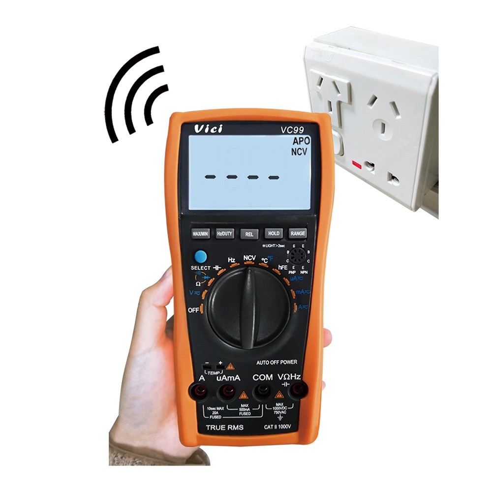 VC99 6000 Ture-RMS digital Multimeter DMM AC DC Voltmeter Capacitance Resistance