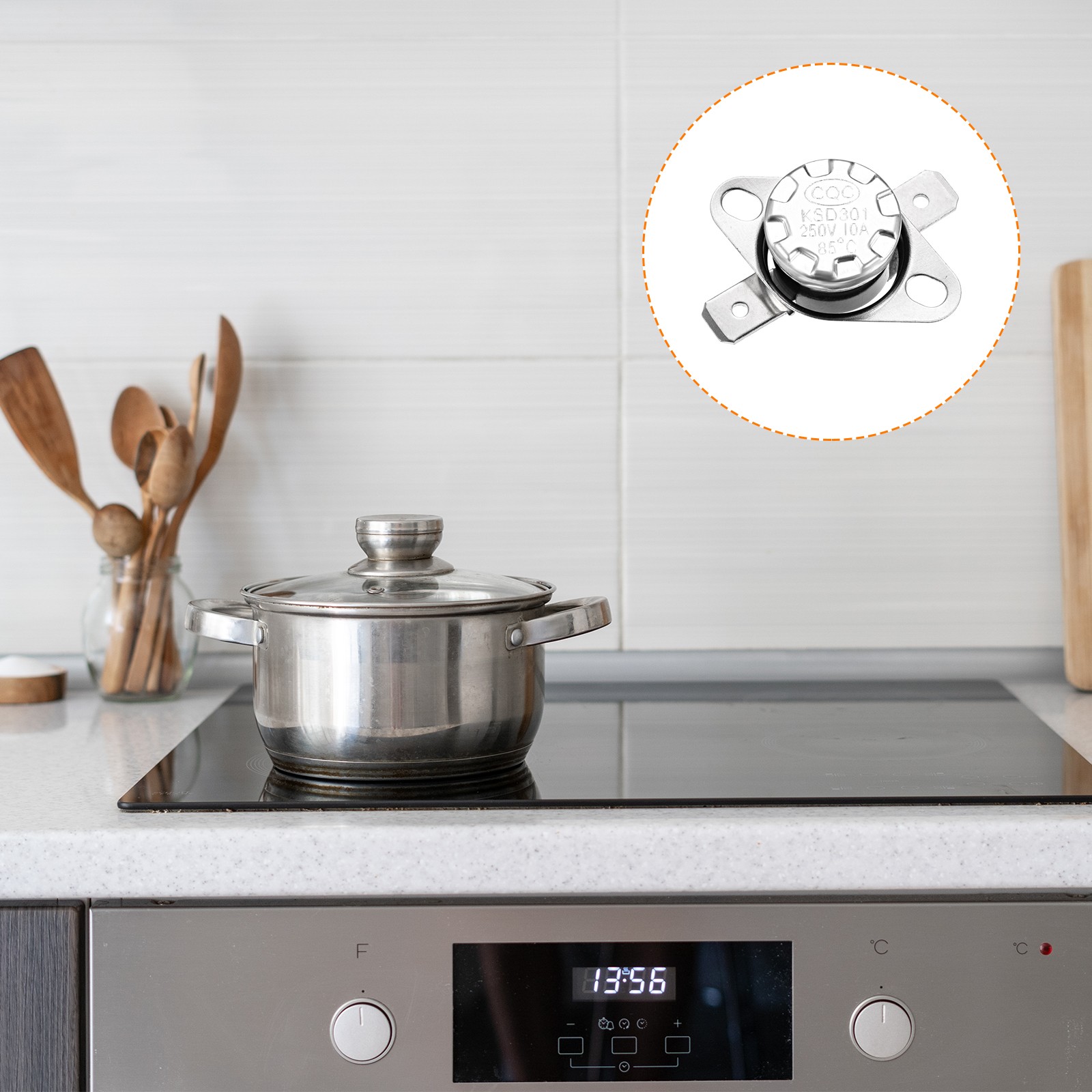 5 Pcs KSD301 Thermostat 85C NC Temperature Thermal Control Switch