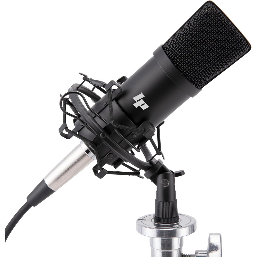 LyxJam 2×2 USB Audio Interface Studio Bundle w/ Mic, Monitors & Shield