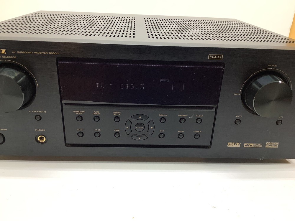 Marantz AV Surround Receiver SR3001 Untested Power On No Remote