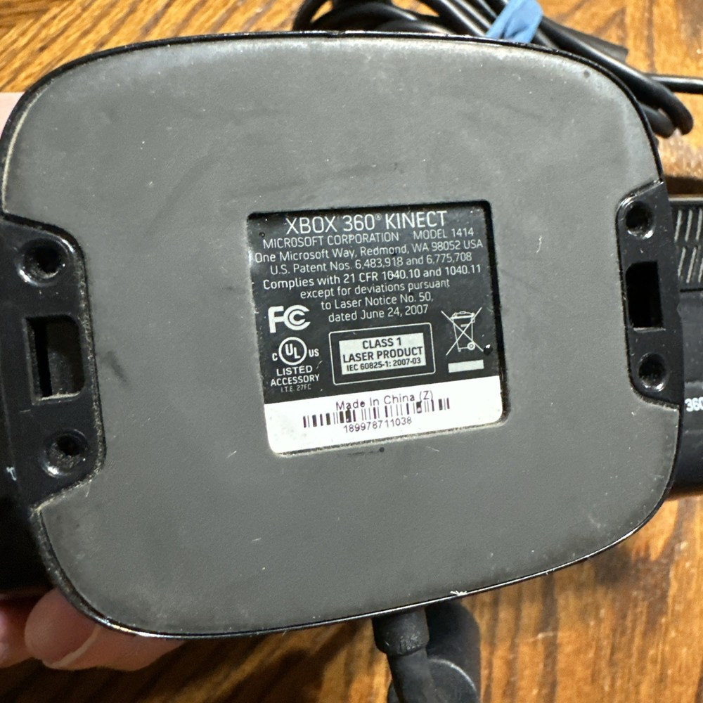 Microsoft 1414 Xbox 360 Kinect Sensor Bar Only - Black