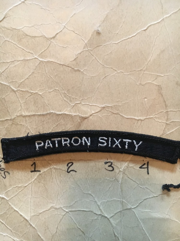 US NAVY SHOULDER STRIP TAB rocker Patch Patron Sixty