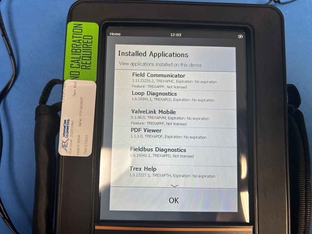 Emerson TREXLFPKLWS3S AMS Trex Device Communicator plus Communication Module