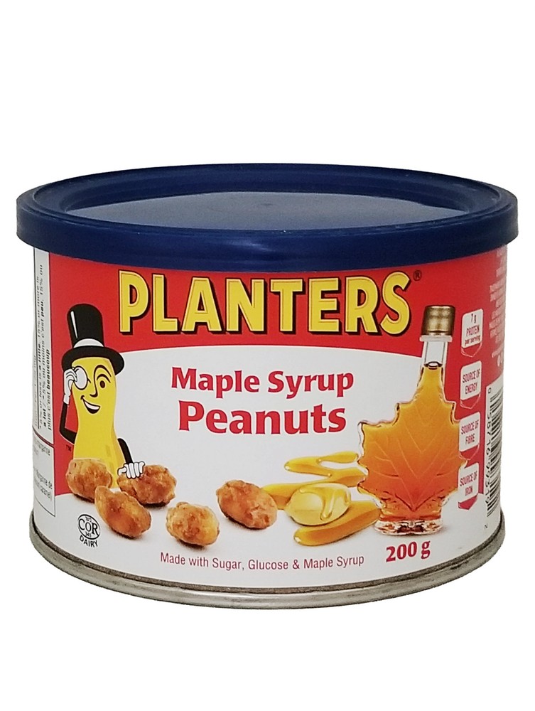 Planters Maple Syrup Peanuts, 200g/7.05 oz