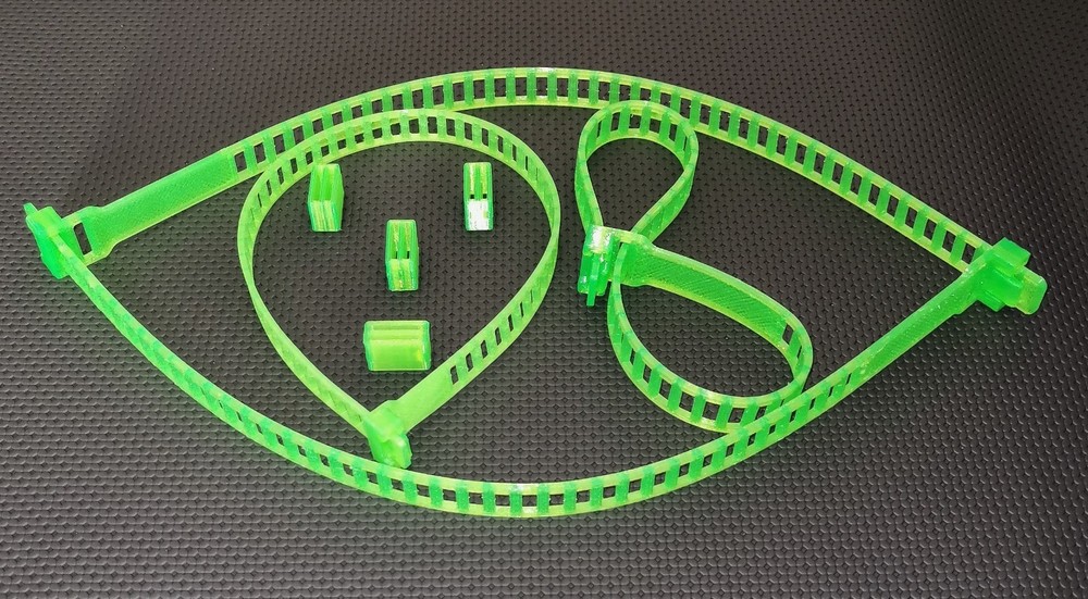 "18mm FlexiSmart Tie" - TPU fixing strap system with secure closure!