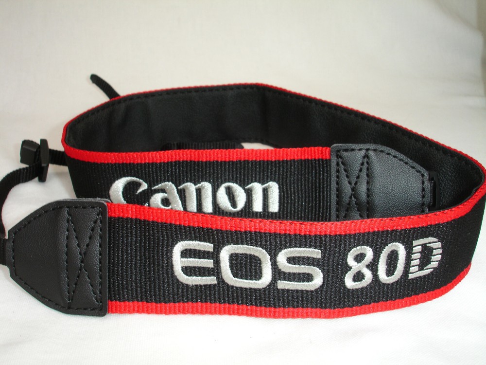 Canon EOS 80D CAMERA NECK STRAP  , Genuine , GUC
