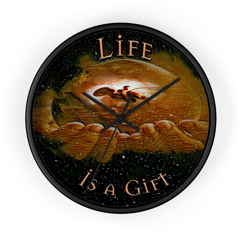 Wall Clock "Life is a Gift"