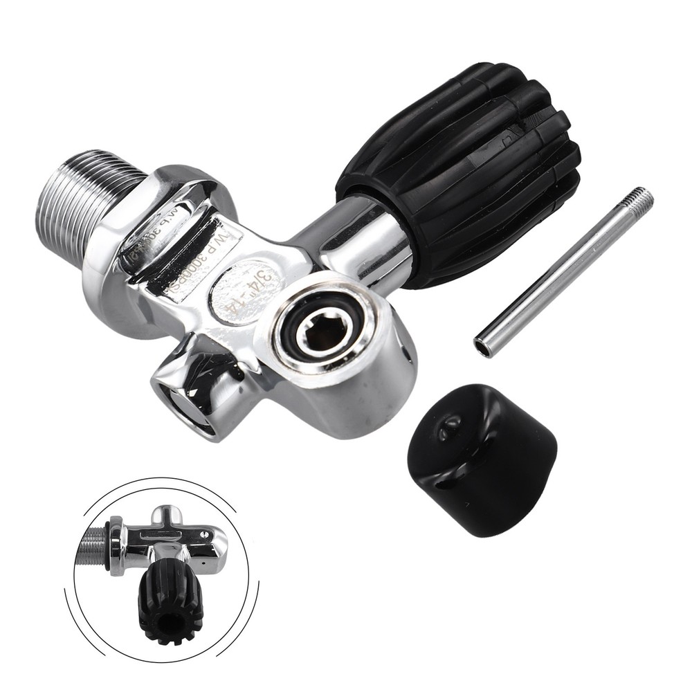 Diving Valve for High Pressure Tanks with Explosion Proof Capabilities