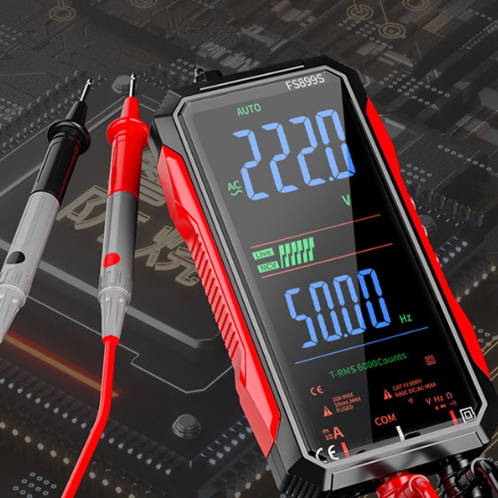 USB C Rechargeable Digital Multimeter for Electrical Testing with Large Display