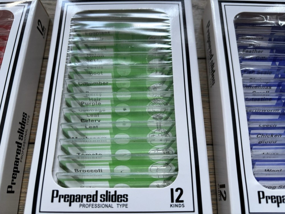 Specimen Prepared Slides For Kids Microscope Science Extra Slides