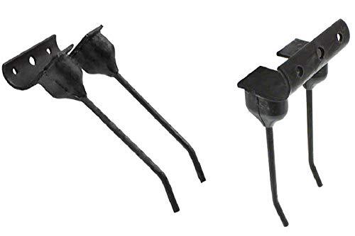 Double Rubber Mount Rake Tooth 5.25" Tines x 2.375" Tine Gap RMT883 Farmer Bob's