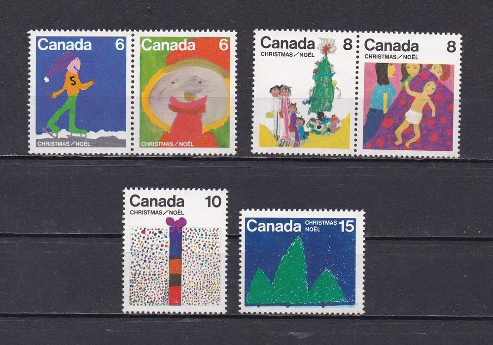 CANADA   674-9, Christmas, 1975