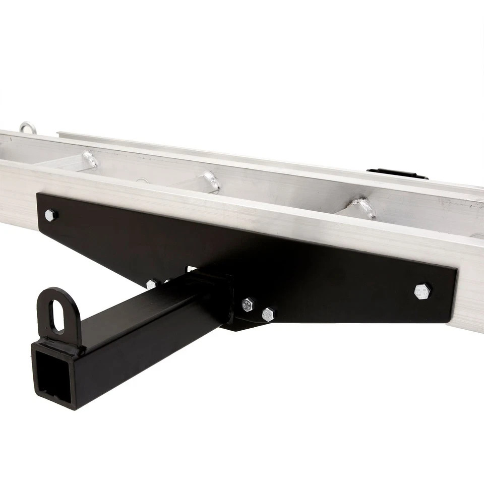 Blaƈk Widow Aluminum Dirt Bike Hitch Carrier w/ Wheel Chock 400 lb Capacity