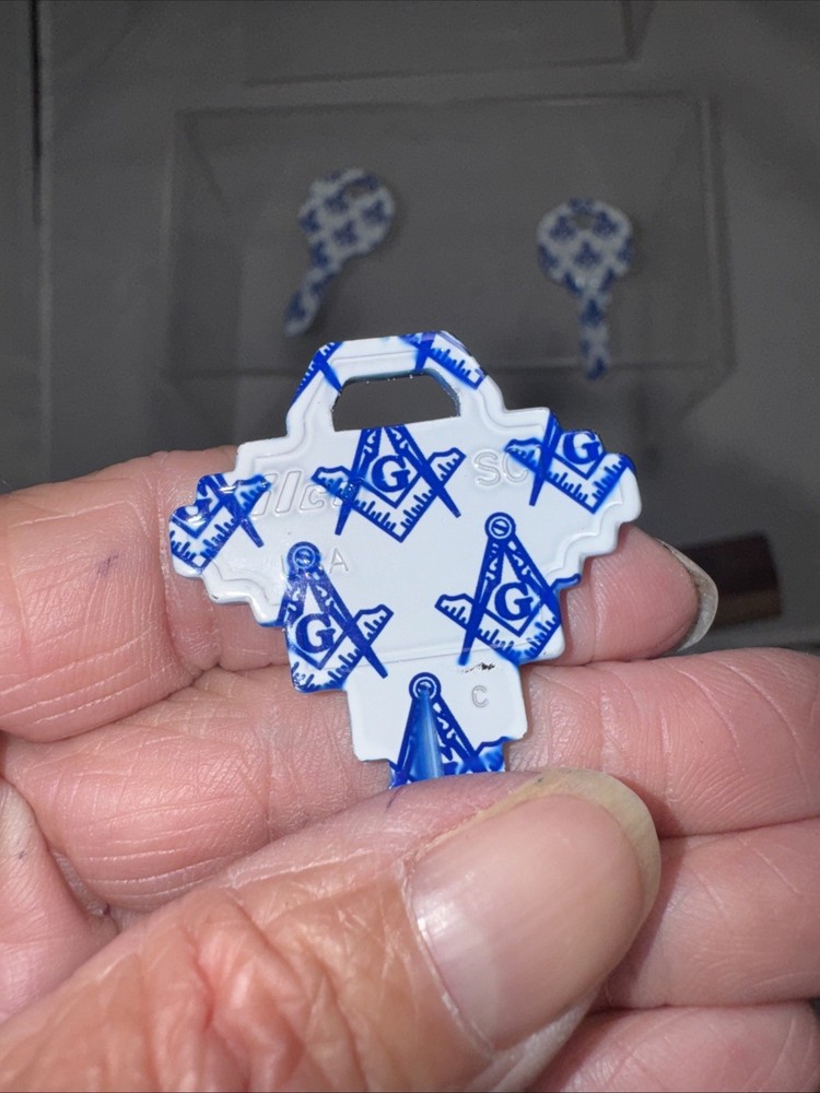3- MASONIC LODGE DESIGN BLANK KEYS