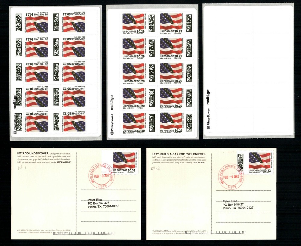 USA #CVP84 invert error full sheet +regular sheet+2x #CVP84a error usages