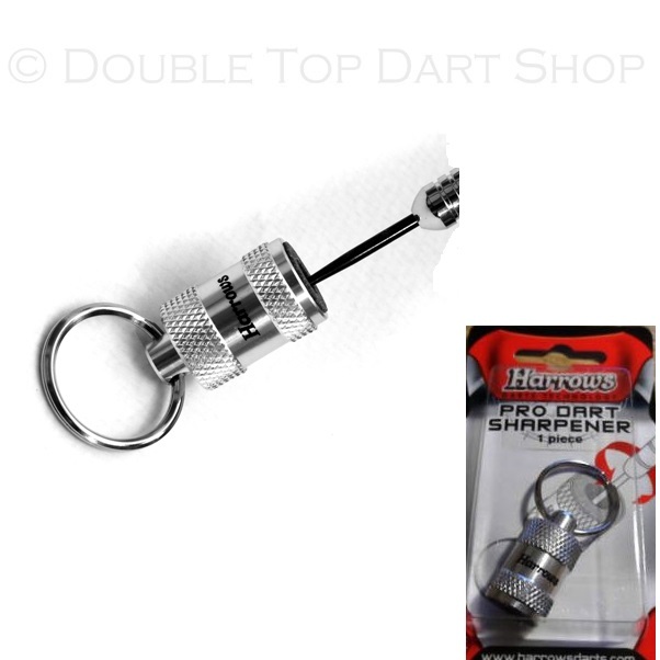 Harrows Pro Keyring Dart Sharpener - Stone Dart Points Sharpener