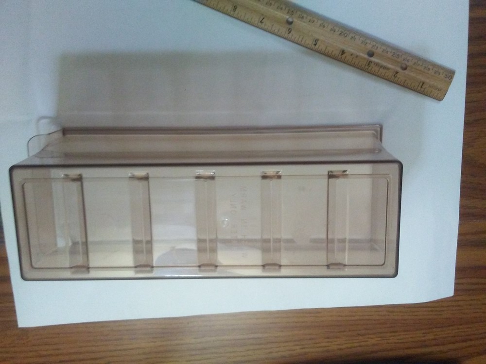 vintage Amber ice bin
