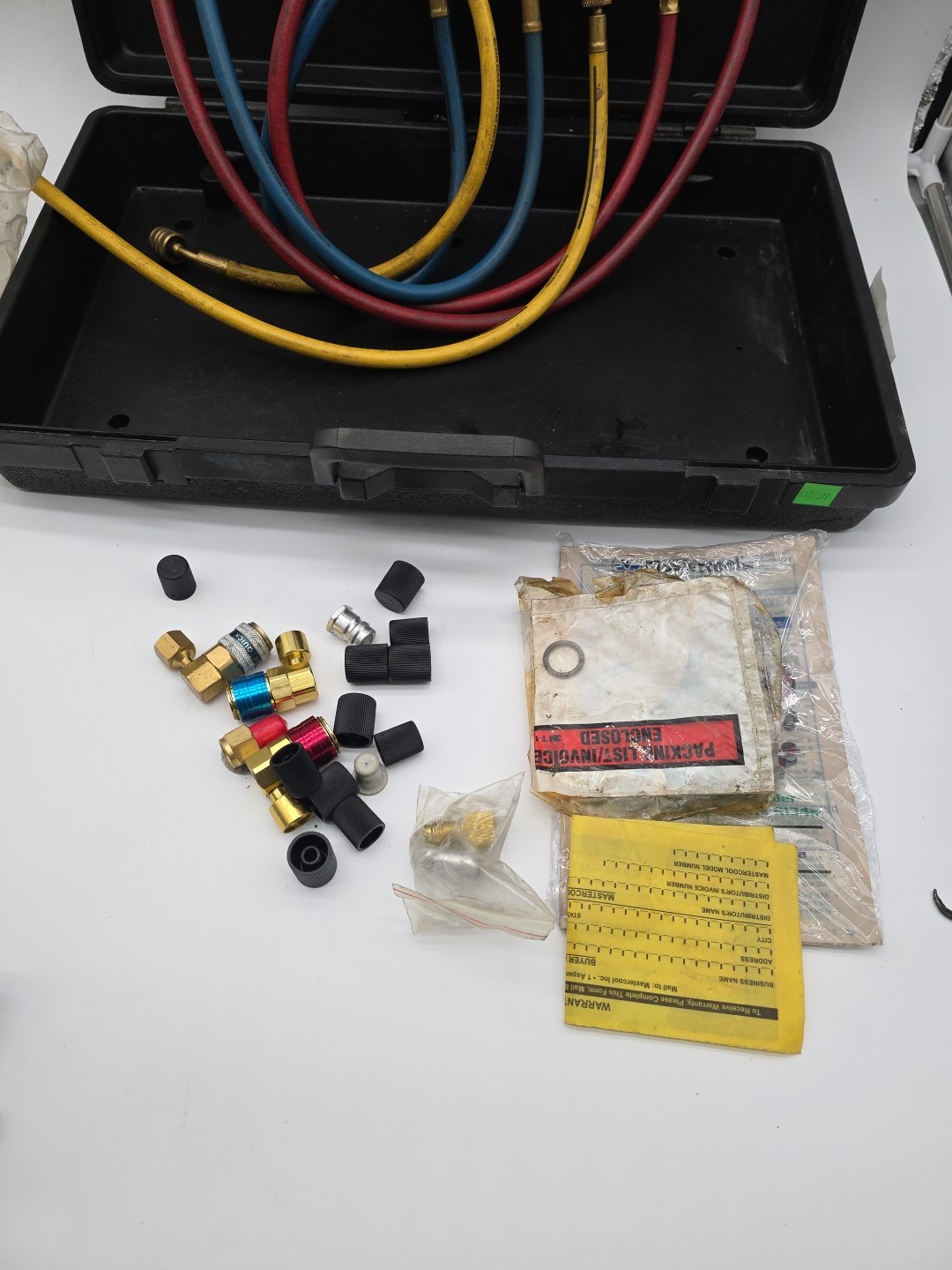 Mastercool 89661-AYF - R1234yf, R134a Aluminum Manifold 2 1/2-Inch Gauge Set -