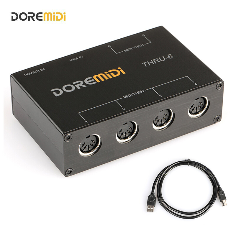 DOREMiDi MIDI THRU 6 Thru Box Controller
