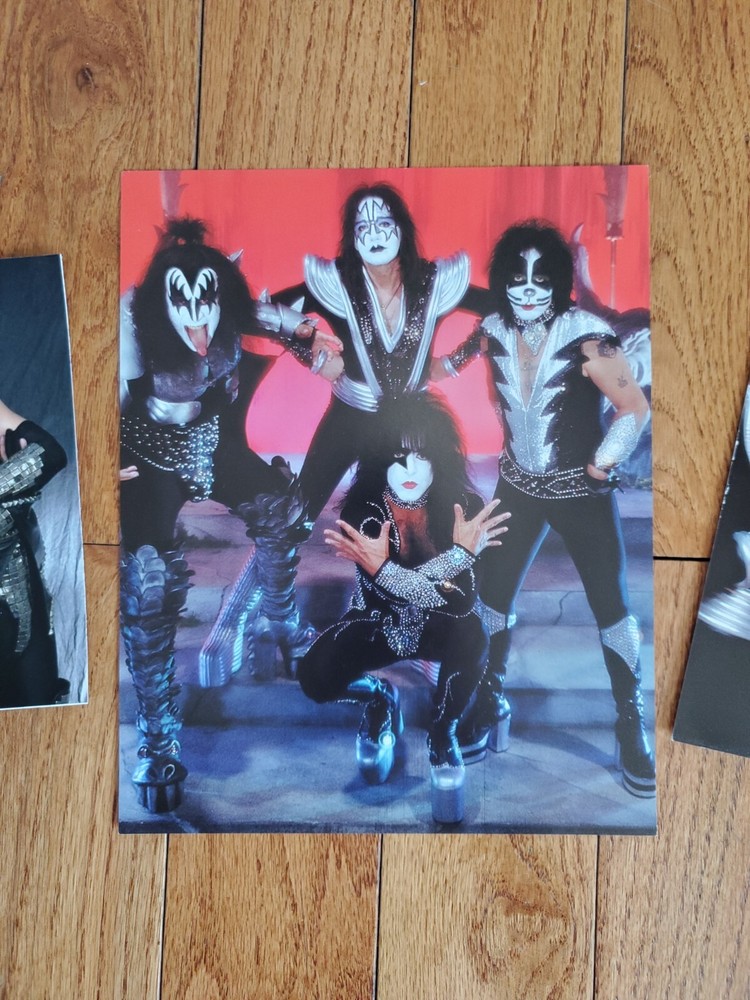 LOT OF 3 - KISS PROMO PHOTO PRINT POSTER 8'' x 10'' REUNION TOUR