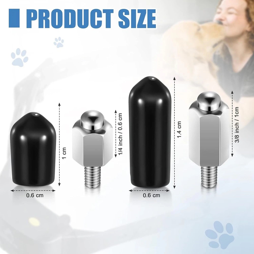 12 Pcs Replacement Contact Points for Dog Training Collars (6 Pairs)