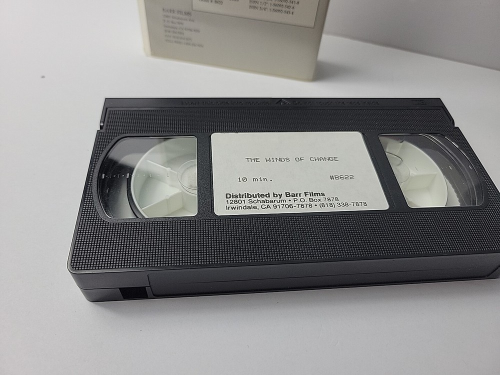VHS Tape Winds OF Change Patrick Stewart Problem Solving Management Teamwork TD