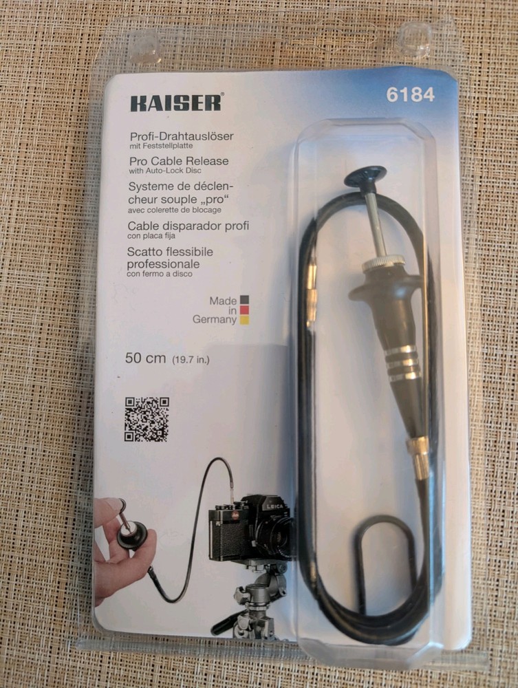 Kaiser Threaded Professional Cable Release 20"